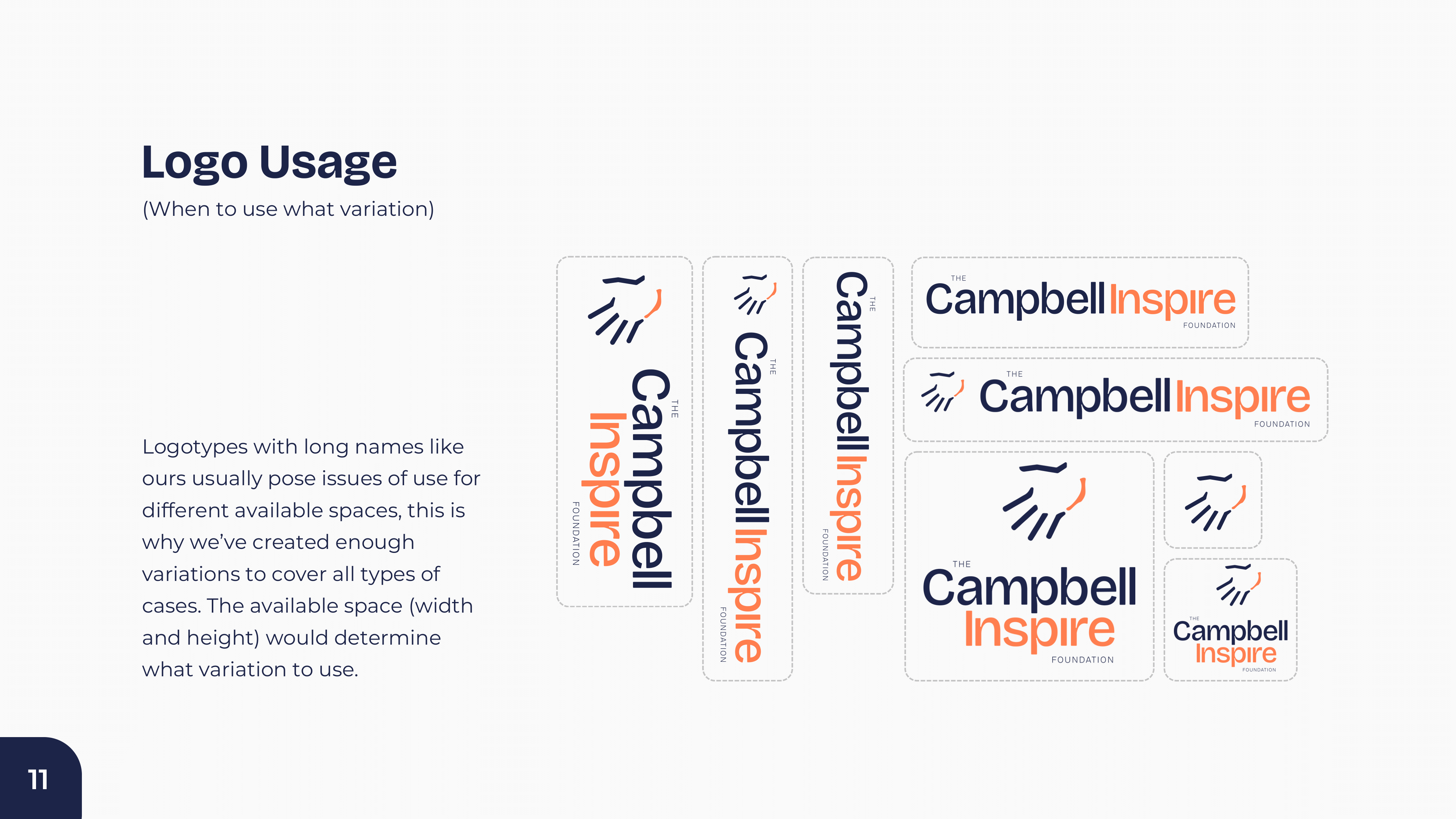 Campbell Inspire Foundation Visual Guide - Page 11